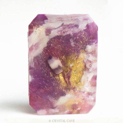Celestial Dream - Savon aux pierres précieuses de quartz d'améthyste