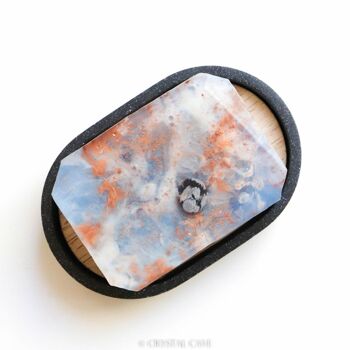 Zen - Savon aux pierres précieuses d'obsidienne flocon de neige 3