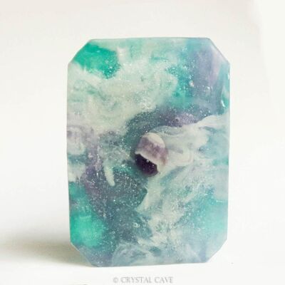 Zodiac Sign Pisces - Amethyst Quartz Gemstone Soap