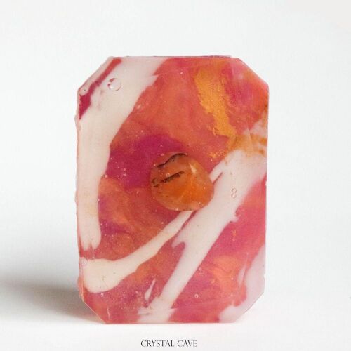 Summer Sundae - Carnelian Gemstone Soap