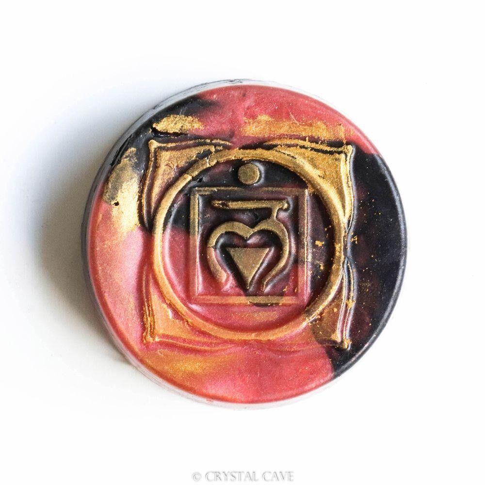 Root Chakra - Jabón de piedras preciosas de jaspe rojo