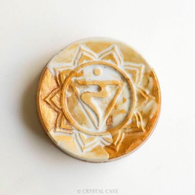 Chakra del plexo solar - Jabón de piedras preciosas de cuarzo citrino