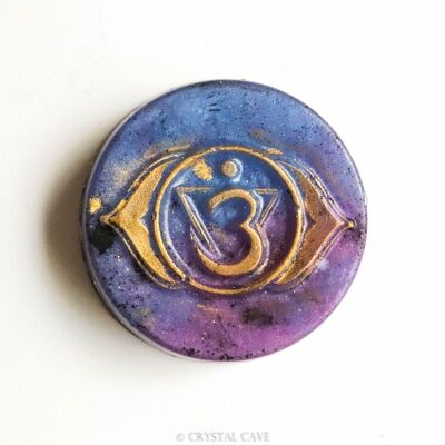 Chakra del terzo occhio - Sapone con pietre preziose di quarzo ametista