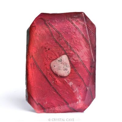 Zodiac Sign Scorpio - Rhodochrosite Gemstone Soap