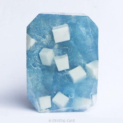 Signo del zodiaco Capricornio - Jabón de piedras preciosas de cristal de roca
