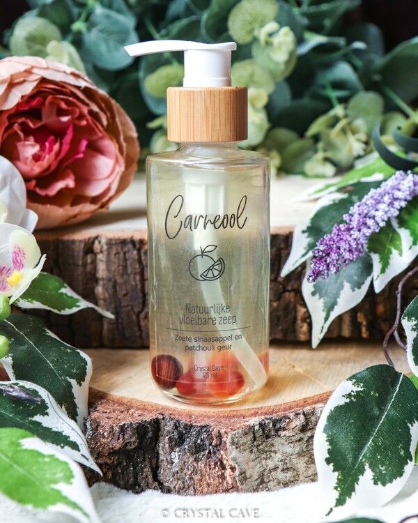 Jabón Líquido De Piedras Preciosas Cornalina