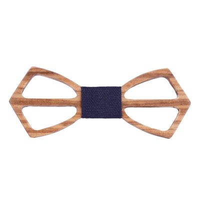 Karner blue EMILE bow tie (wood)