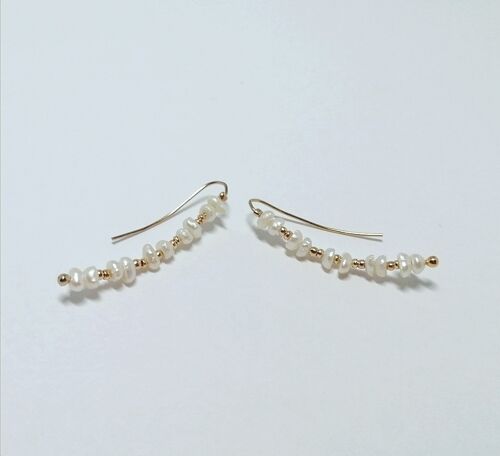 Boucles d'oreilles contours lobes Eva