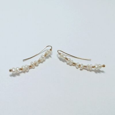 Boucles d'oreilles contours lobes Eva