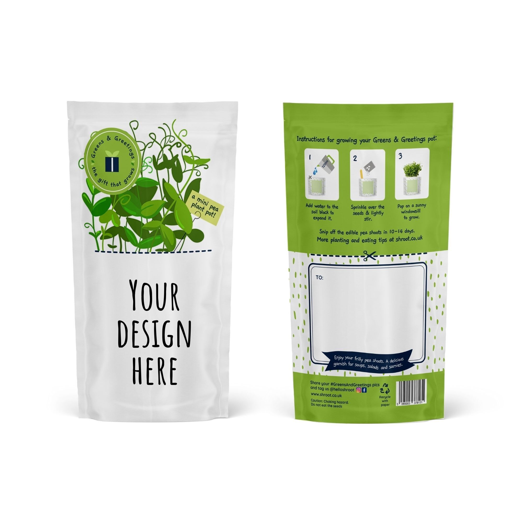 Greens & Greetings - Custom design