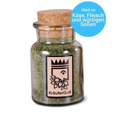 Spicy wild garlic herb salt