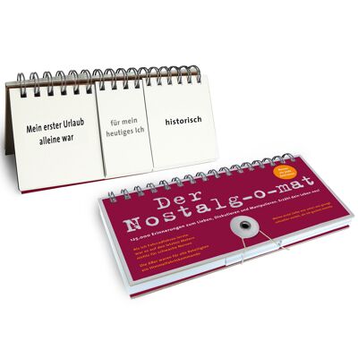 The nostalg-o-mat. 125,000 memories to love, discuss and manipulate. Retell your life!