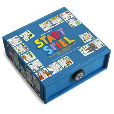 Jeu de ville. un jeu de dominos et de puzzle