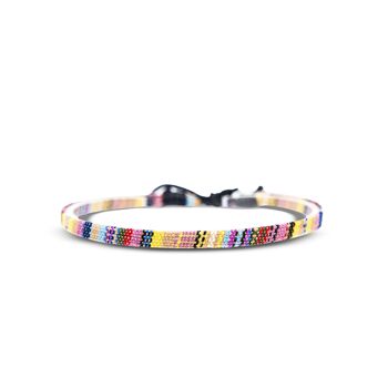 Bracelet de Cheville Plat Boho Bali - Jaune 2