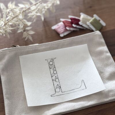 Kosmetiktasche DIY-Set - Letter