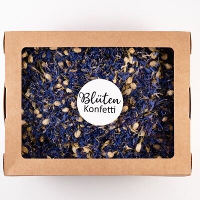 Blütenkonfetti "Blue Ivory" - 1 Liter (50g)