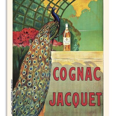 Postcard Vintage Cognac Jaquet - Retro