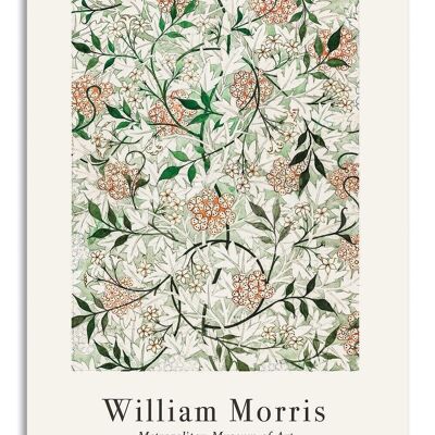 Grußkarte William Morris - Jasmin