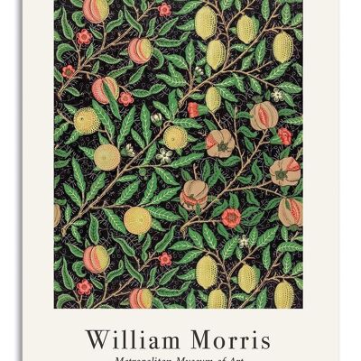 Wenskaart William Morris - Fruit Patroon