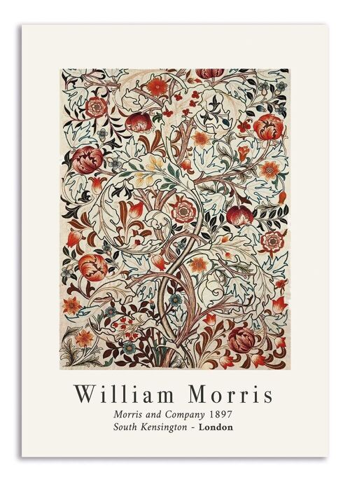 Wenskaart William Morris - Herfst