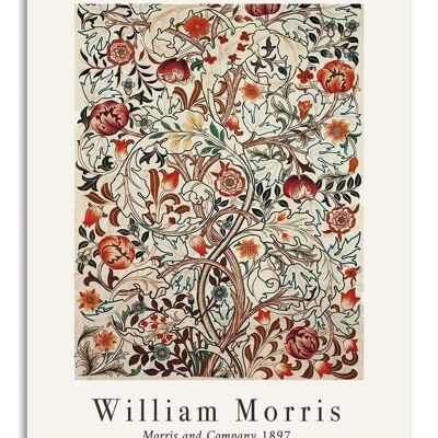 Wenskaart William Morris - Herfst