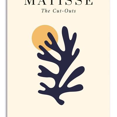 Tarjeta de felicitación Henri Matisse - No. 9 flor azul