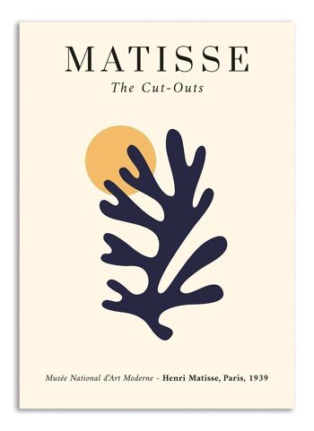 Carte de voeux Henri Matisse - No. 9 Fleur bleue 1