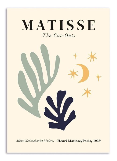 Wenskaart Henri Matisse - No. 3 Leaves and Stars