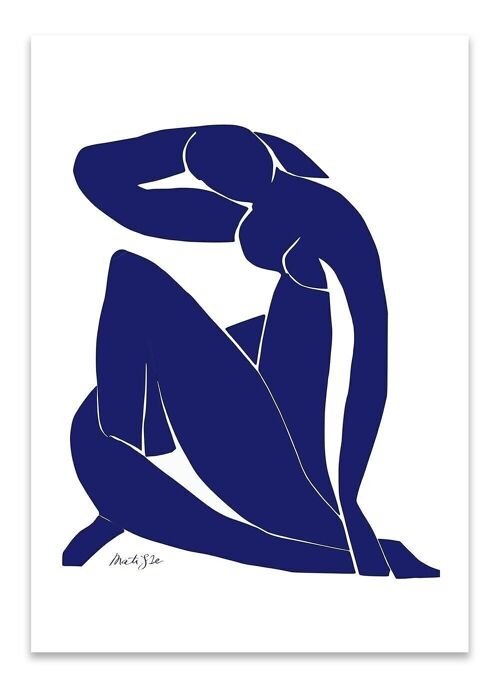 Postcard Henri Matisse - Nu Bleu