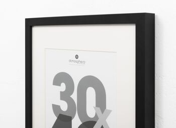 Cadre affiche Noir - 30x40 - Cadre photo avec passe partout 1