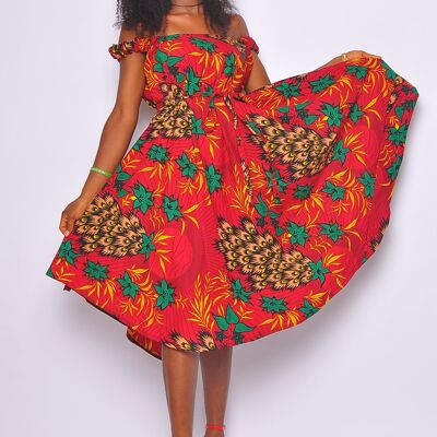 Omalicha african print dress