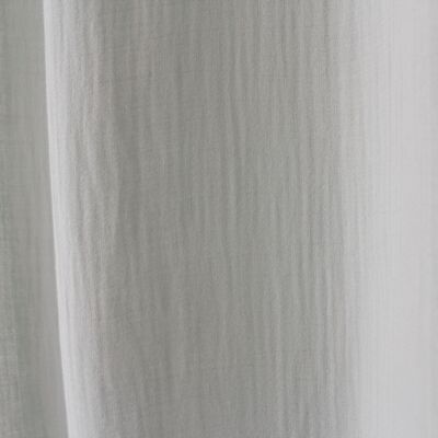 Cotton gauze curtain COTTAGE Galet 140x240cm