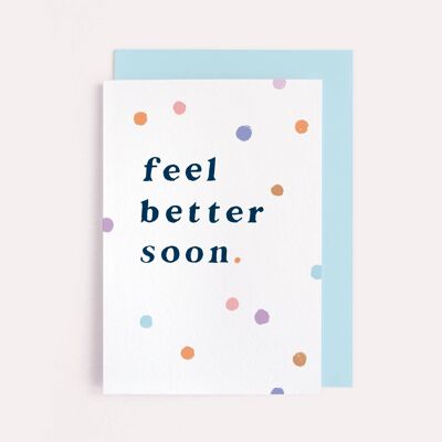 Dots Feel Better Soon Card | Get Well Card | Thinking Of You