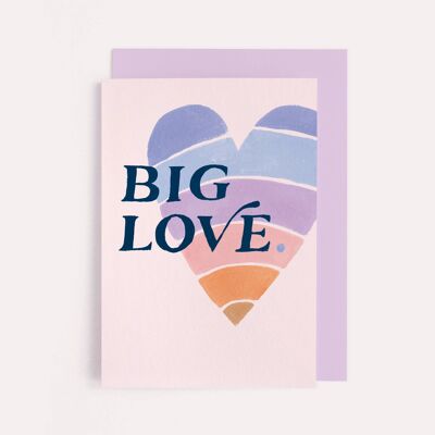 tarjeta grande del amor | tarjeta del arco iris | tarjeta de orgullo | Tarjeta de compromiso | Tarjeta del Día de San Valentín