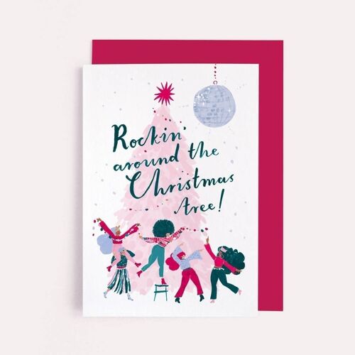 Rockin' Christmas Tree Card | Christmas Card | Holiday Card