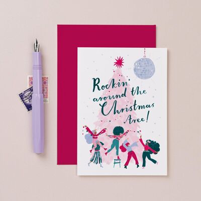 Rockin' Christmas Tree Card | Christmas Card | Holiday Card