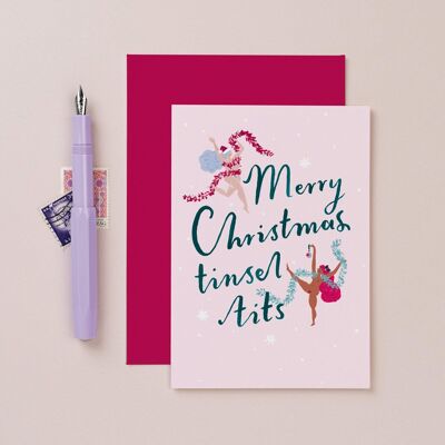 Tinsel Tits Christmas Card | Funny Christmas Card | Feminist