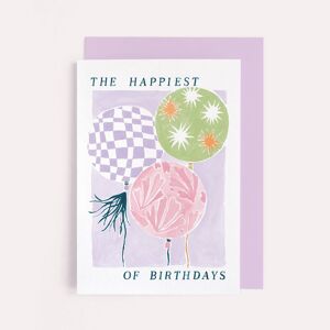 Carte d'anniversaire de ballons | Cartes D'anniversaire Féminines
