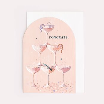 Cartes de félicitations "Champagne" | Cartes de fiançailles | Cartes de mariage | Cartes de fêtes | Cartes d'anniversaire | Cartes de voeux 1