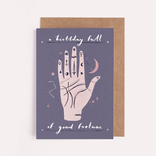 Birthday Cards "Palmistry" | Magic Birthday Cards | Mystical Birthday Cards | Greeting Cards