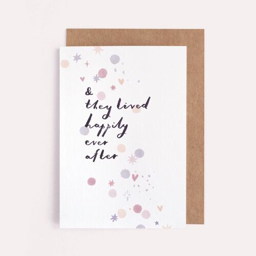 Happily Ever After Wedding Card | Wedding | Confetti Card