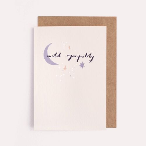 Sympathy Cards "Moon" | Thinking of You Cards | Sorry for Your Loss Cards | Greeting Cards