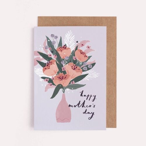Mother's Day Flowers Card | Mother's Day Card | Female | Mother's Day Cards