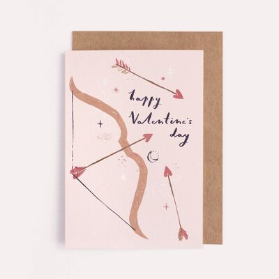 Amors Pfeilkarte | Liebeskarte | Valentinstagskarte