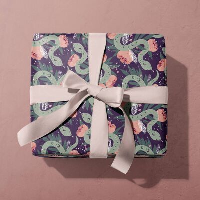 Mystical Snake Gift Wrap Sheet | Wrapping Paper | Craft