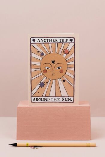 Cartes d'anniversaire "Tarot Soleil" | Tarot | Carte de voeux soleil | Cartes d'anniversaire | Cartes d'anniversaire féminines | Cartes de voeux 3