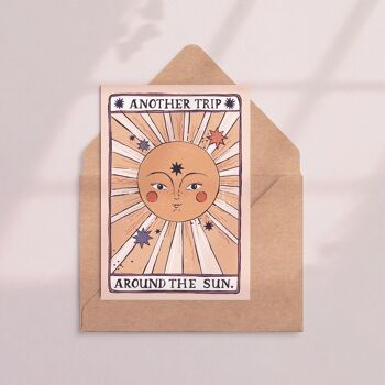 Cartes d'anniversaire "Tarot Soleil" | Tarot | Carte de voeux soleil | Cartes d'anniversaire | Cartes d'anniversaire féminines | Cartes de voeux 7