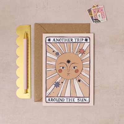 Birthday Cards "Tarot Sun" | Tarot Card | Sun Greeting Card | Birthday Cards | Female Birthday Cards | Greeting Cards