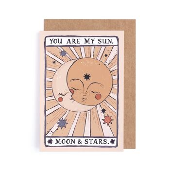 Love Cards Carte "Soleil, Lune & Etoiles" | Carte d'amour | Carte d'anniversaire | Carte Saint Valentin | Cartes de tarot | Cartes d'anniversaire | Cartes d'anniversaire | Cartes de voeux 7