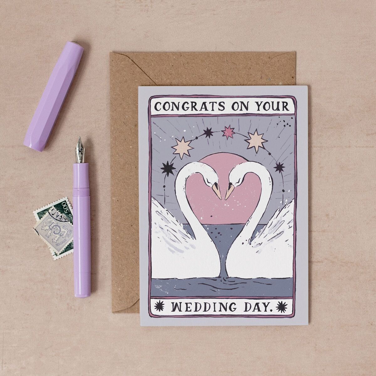 Partecipazione di nozze di cigni | Partecipazione di nozze dello stesso sesso | Orgoglio